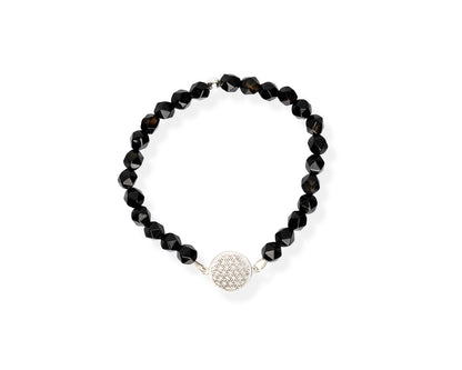 Flower Of Life Bracelet S – Onyx