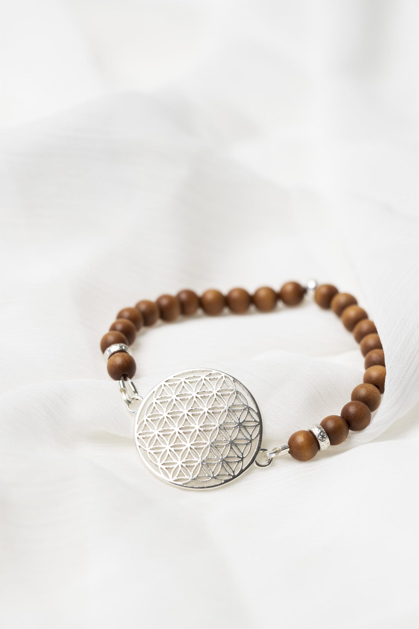 Flower Of Life Bracelet - Sandalwood