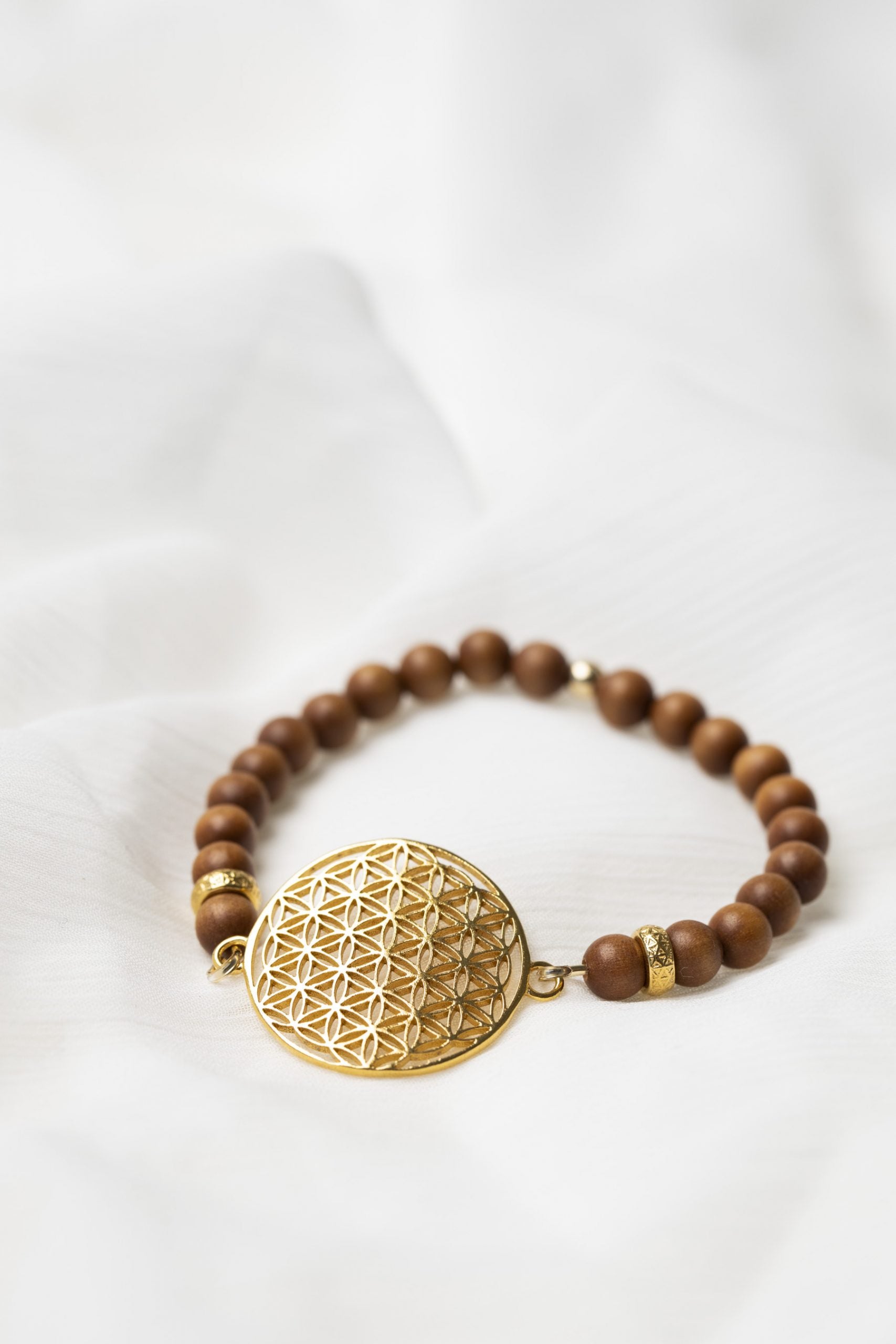 Flower Of Life Bracelet - Sandalwood