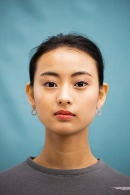 Earrings Arc - Rose Gold