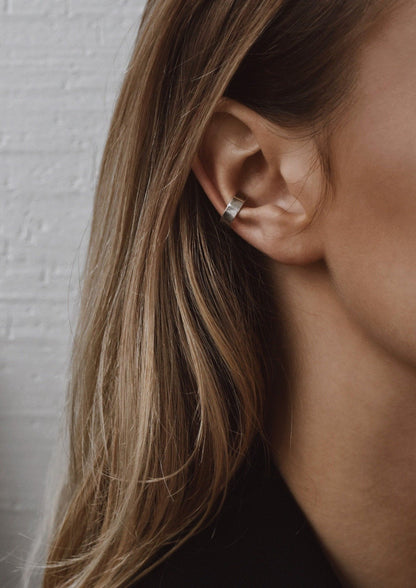 Flat Ear Cuff - Silver