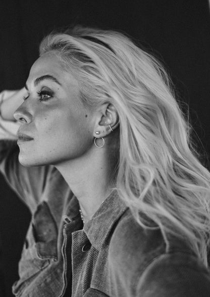 Chord Earrings - Silver