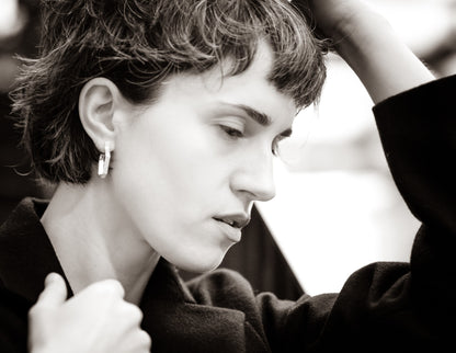 Hoops Silver Earrings