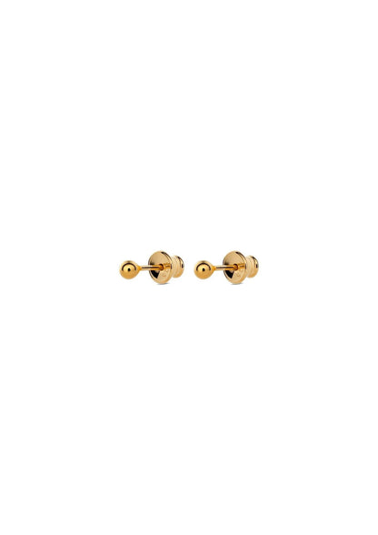 Pin Up Earrings - Gold